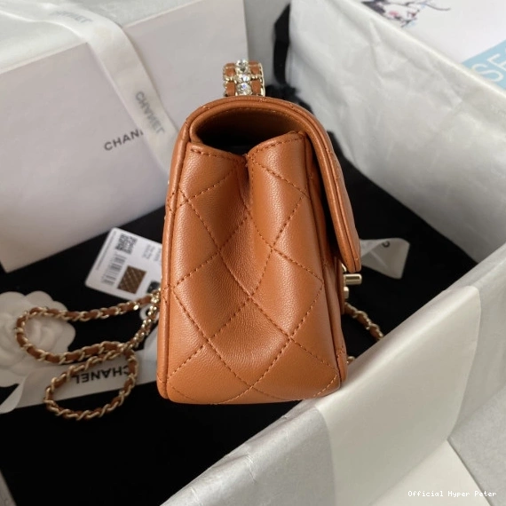 HyperPeter CHANEL FLAP WITH BAG HANDLE-21CM TOP 0723